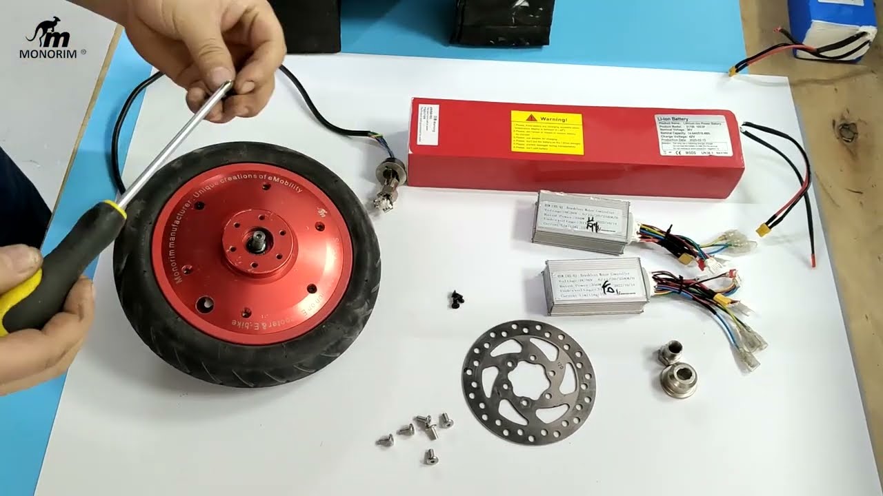 Monorim Dual32-nonpro / Dual32-Pro AWD upgrade kit 36v 14.4ah 760W for xiaomi pro2/pro1/mi3/m365/1s