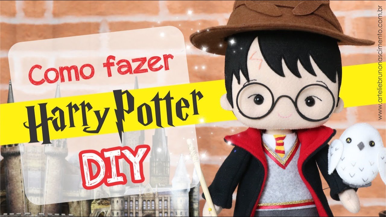 Como fazer Boneco Harry Potter #feltro