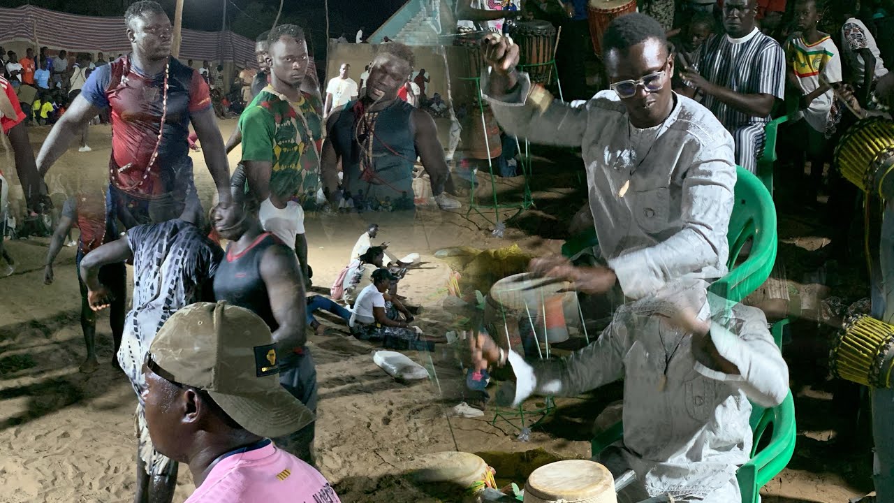 Daggou Mbeur ak Napanté Mbaye Ordi,Cheikh Ibra,Kor Mary et Cheikh Sarr devant Pa lo à Fatick 13 Févr