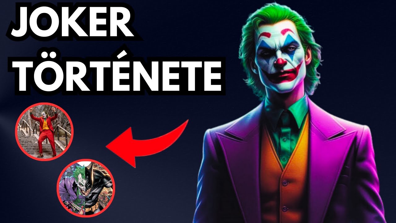 AZ ŐRÜLT PSZICHOPATA 🔥 | JOKER TÖRTÉNETE 🤡