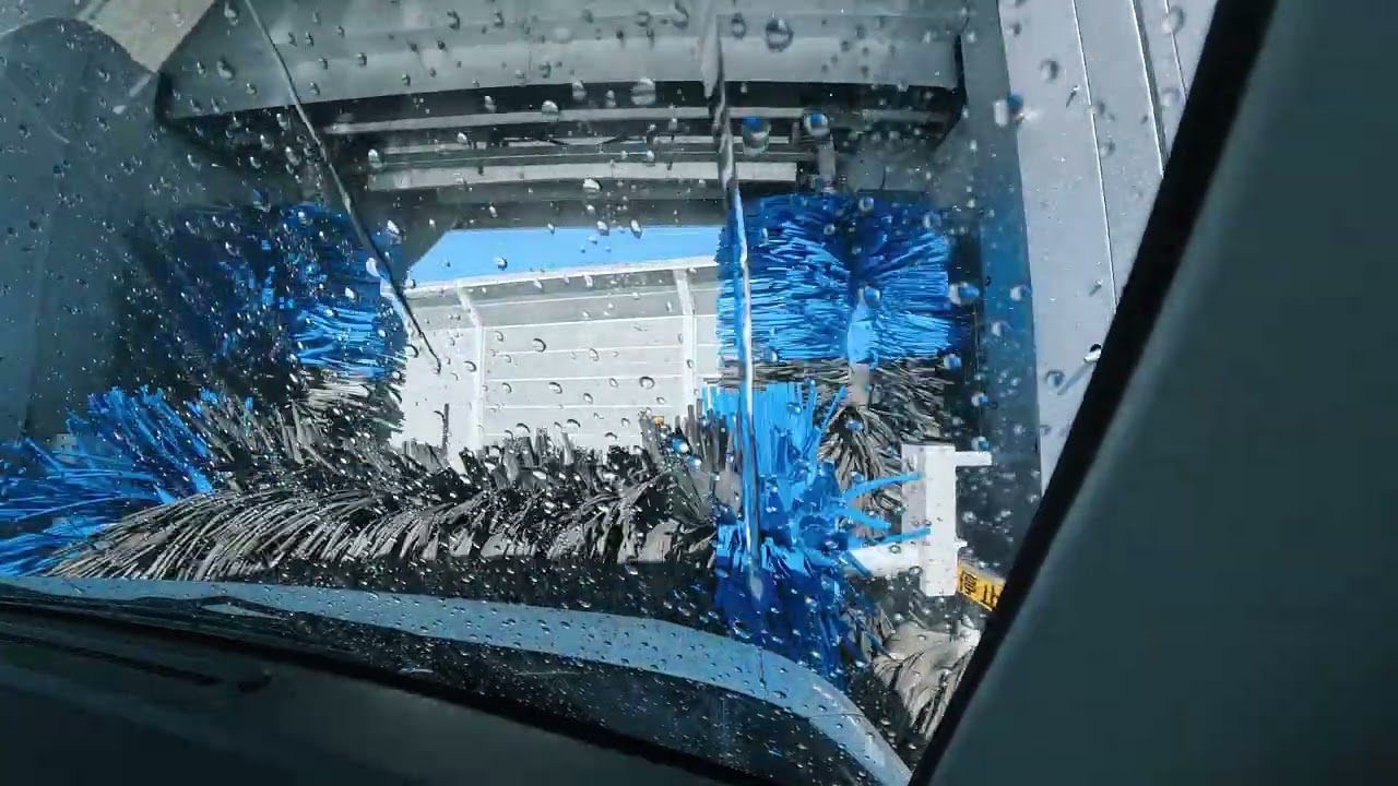 花粉を吹き飛ばす　洗車機2 #洗車機