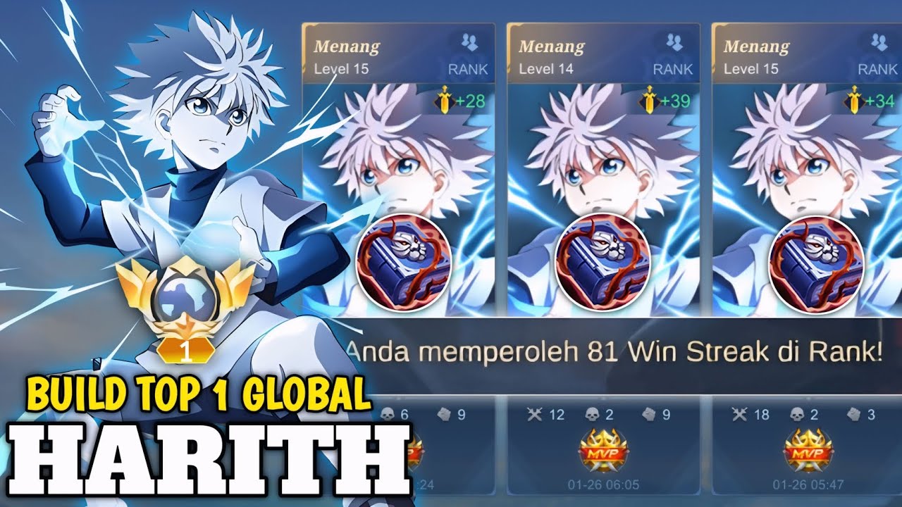 UPDATE!! TUTORIAL & CARA GW SELALU MENANG LANING PHASE PAKE HARITH DI PATCH SEKARANG ! MLBB