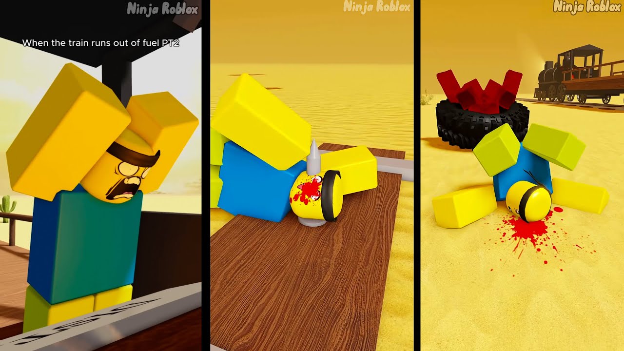 When girls join Noob's game  PT2 - Roblox Dead Rails #robloxanimation