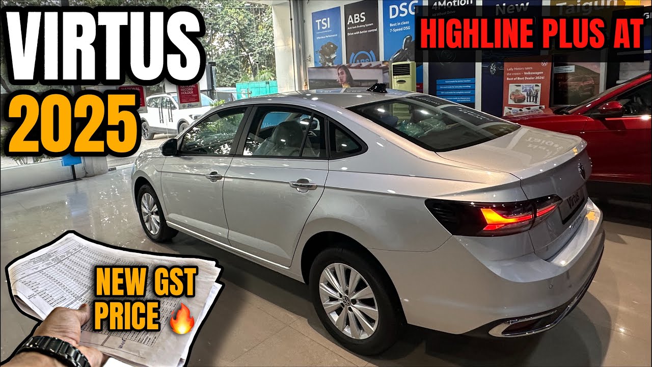 NEW 2025 Virtus Highline Plus AT &hearts;️ इसका कोई Muqabla  नही ⚡️ | On Road Price New GST