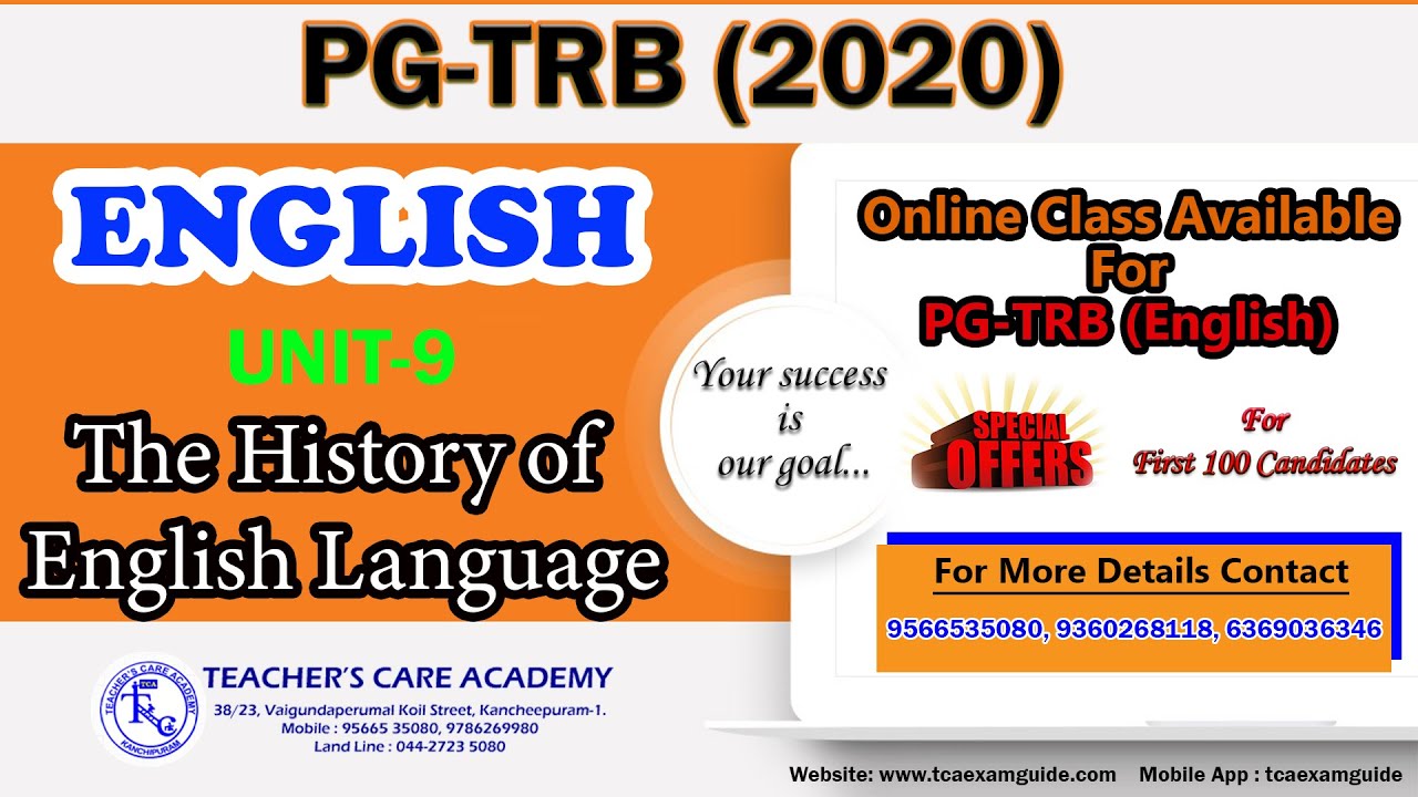 Unit 9 History of English Language  (Growth of Vocabulary)
