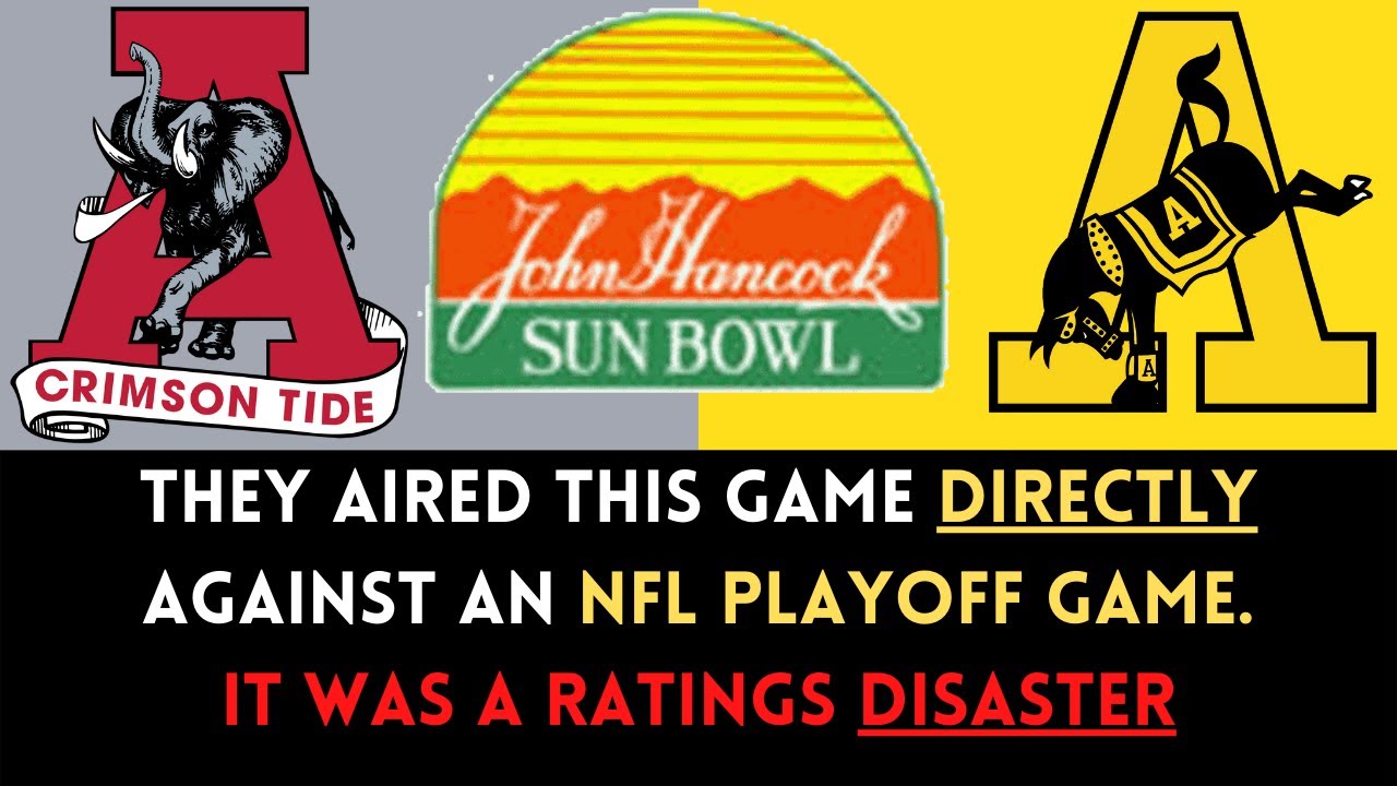 The WORST BROADCAST DECISION in Sun Bowl HISTORY | Alabama vs. Army (1988 Sun Bowl)