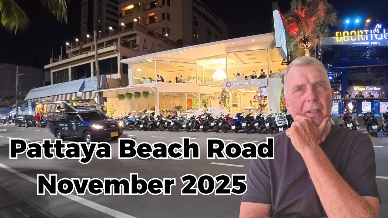 Ist Pattaya am Ende?  Hochsaison Beach Road November 2025
