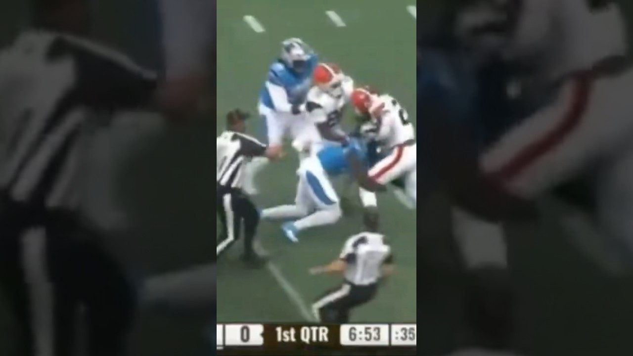 Xavier Leggette and Rayshawn Jenkin get EJECTED after SCUFFLE Browns vs Panthers 