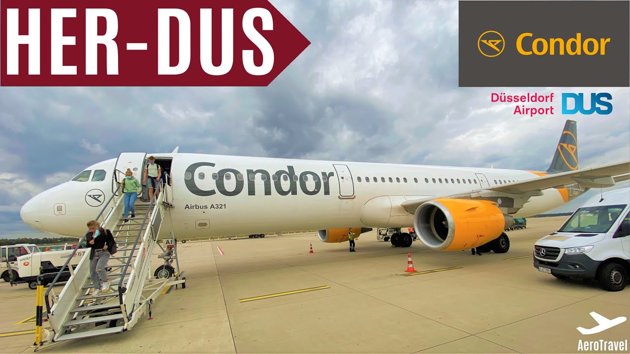 CONDOR AIRLINES ONBOARD EXPERIENCE | HERAKLION (CRETE) - DÜSSELDORF | AIRBUS 321 | TRIPREPORT 4K