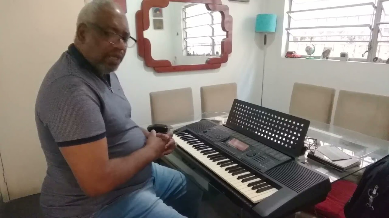 Estudando e testando o PSR 620. Maestro Jorge Salgado.