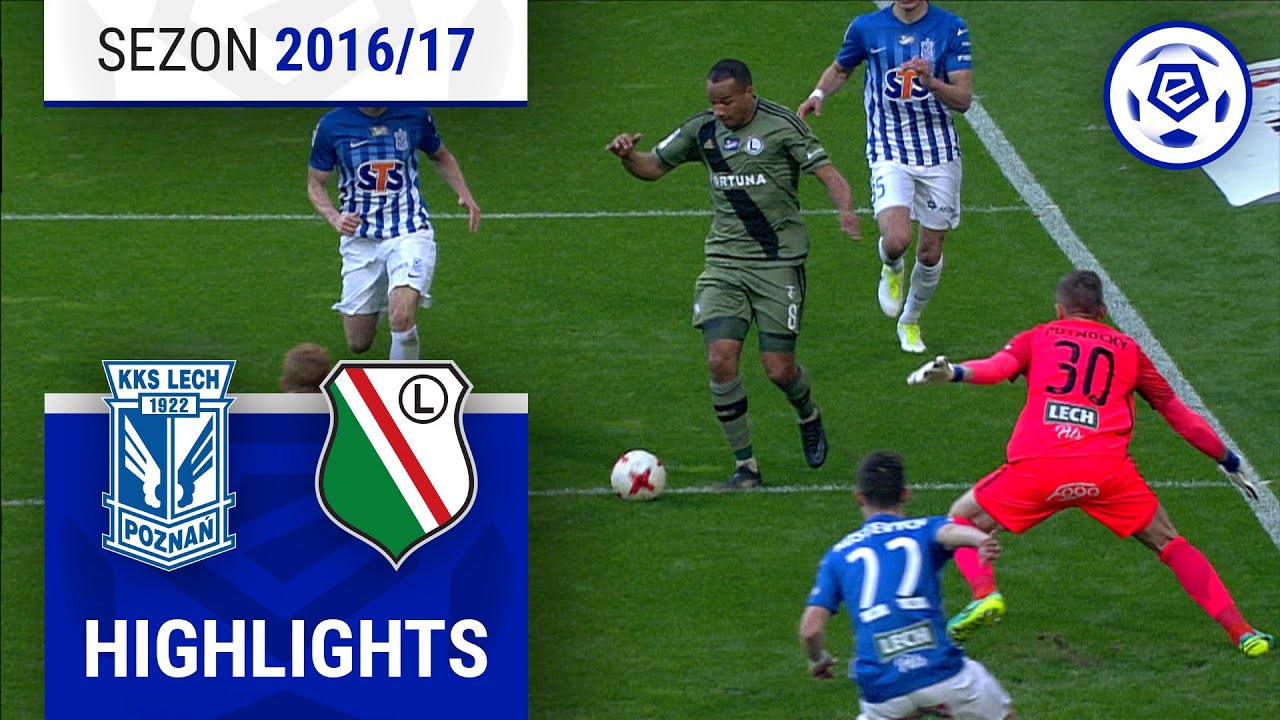 Lech Poznań - Legia Warszawa 1:2 | SKRÓT | Ekstraklasa 2016/17 | 28. Kolejka