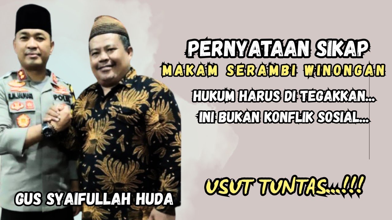 GUS HUDA AKHIRNYA BERSIKAP || KELUARKAN MAKLUMAT TENTANG KASUS MAKAM ILEGAL DI SERAMBI WINONGAN