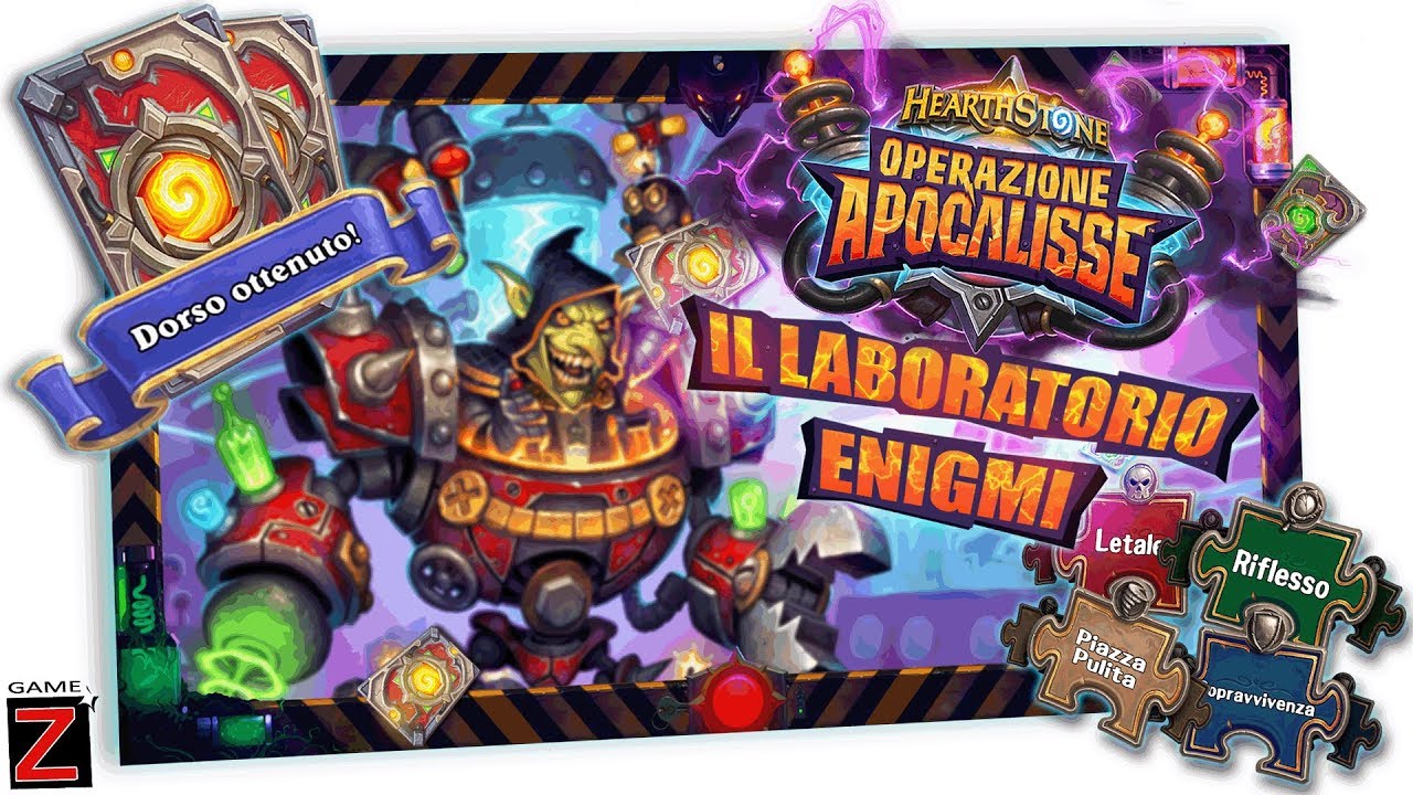 Hearthstone: Boomsday - Area segreta del Dr. Boom - The Secret Lab Puzzle Solutions