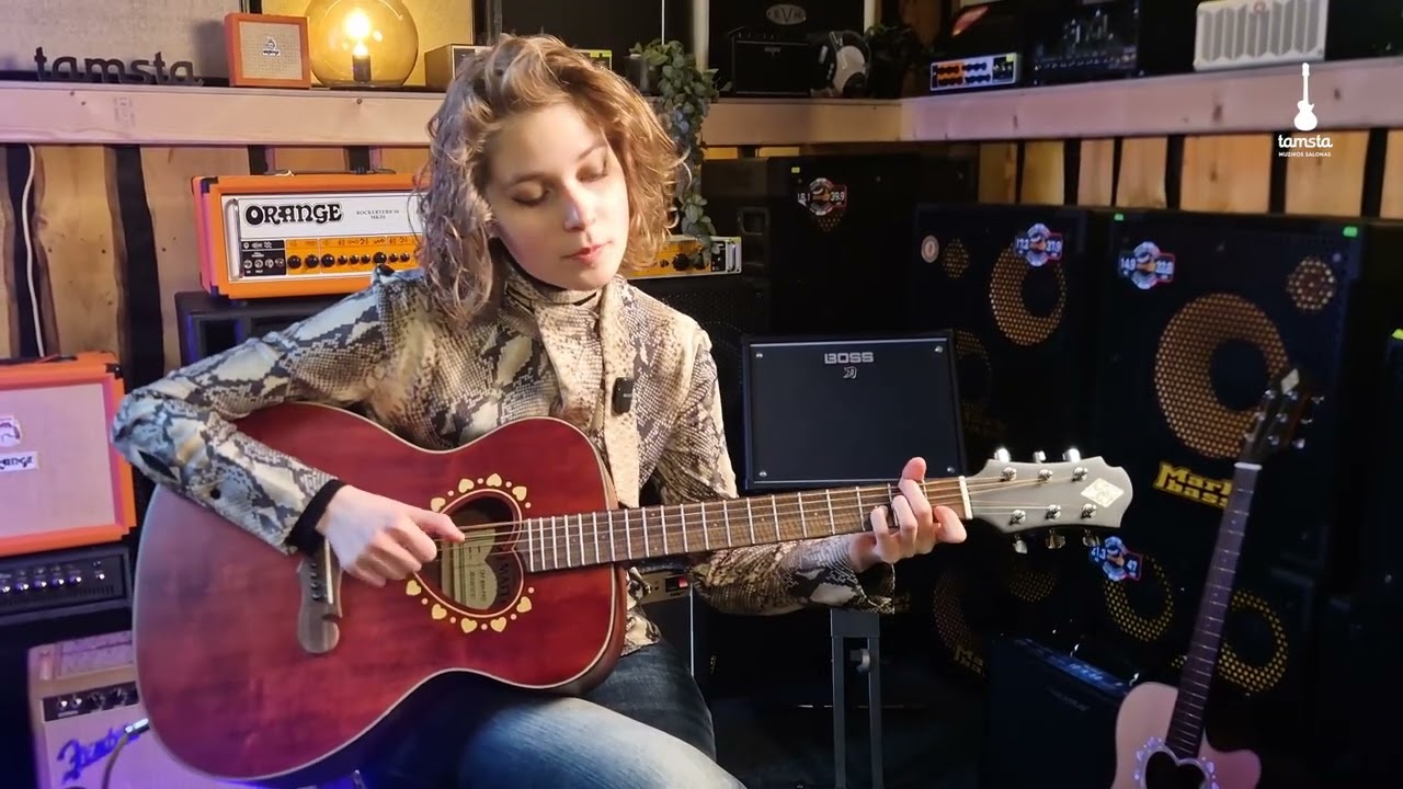 Zemaitis CAM-85H-FRD guitar review (at Tamsta shop in Lithuania, Vilnius)