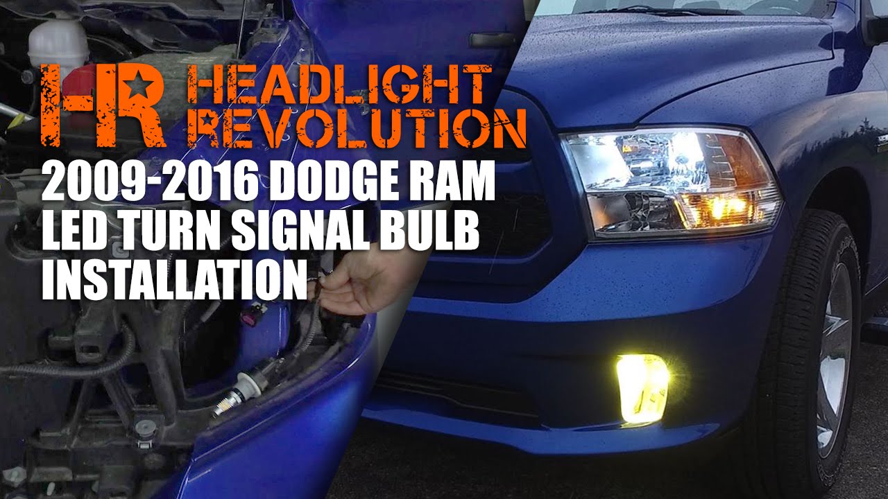 Installing LED Turn Signal Bulbs in the 09-16 RAM | Headlight Revolution