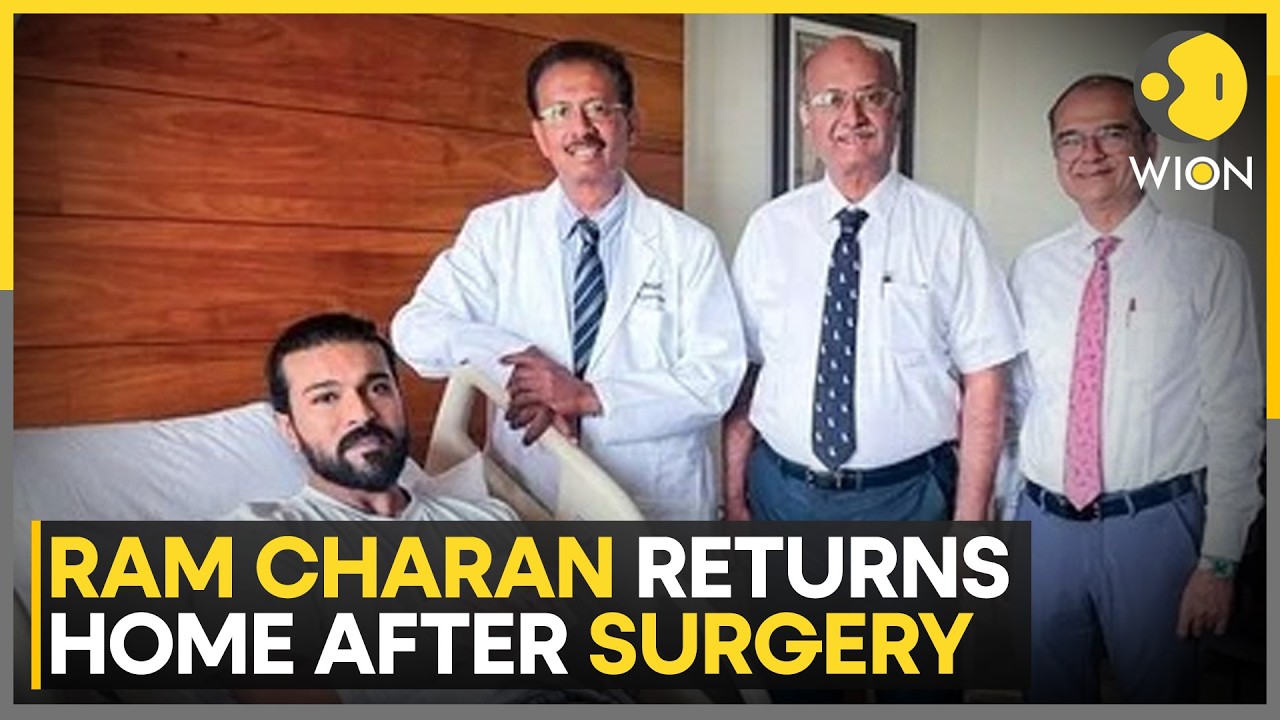 'RRR' Star Heads Home with Family Following Hospital Discharge | WION News