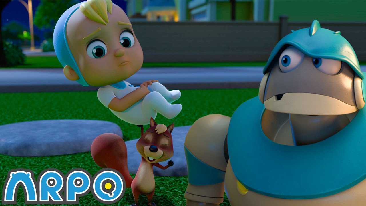 Squirrel Stole the Baby! Help!  | ARPO | Educational Kids Videos | Moonbug Kids