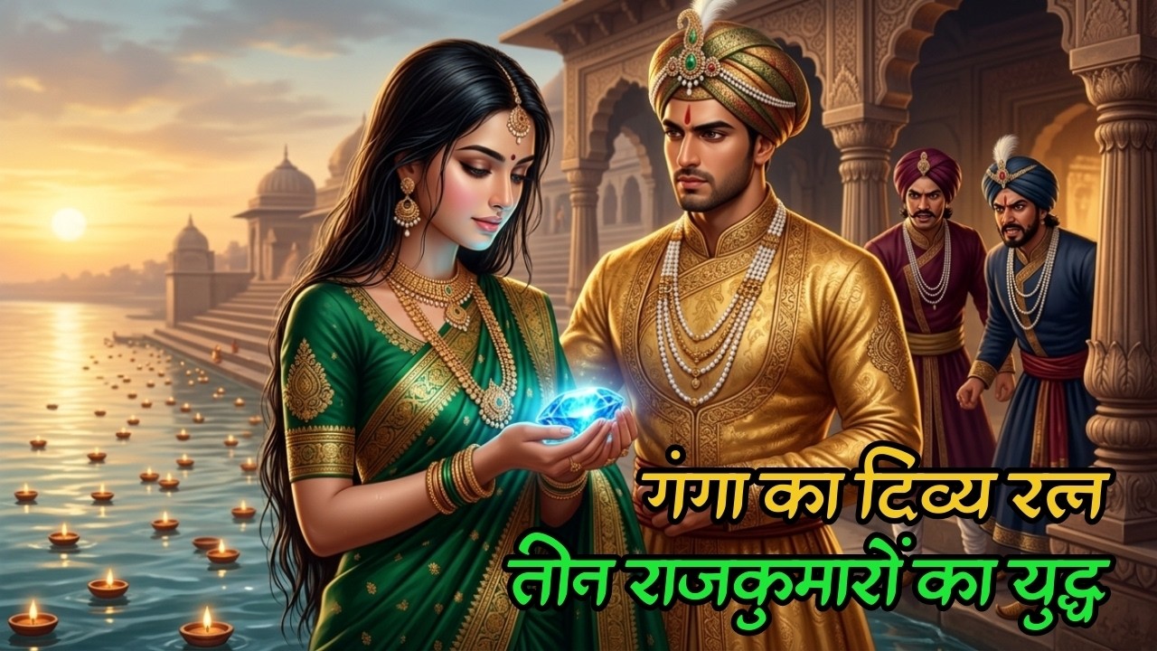 गंगा नदी से रत्न पाने वाली कन्या और तीन राजकुमारों के बीच छिड़ा भयंकर राजसत्ता का संघर्ष