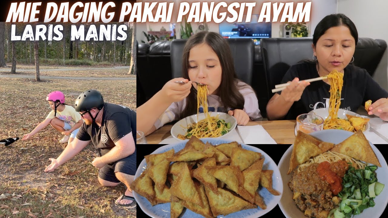 MIE DAGING PAKAI PANGSIT AYAM SUPER ENAK BIKIN NAGIH