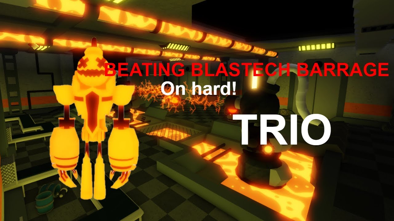 Beating Blastech Barrage on Hard TRIO! (Tower Heroes)