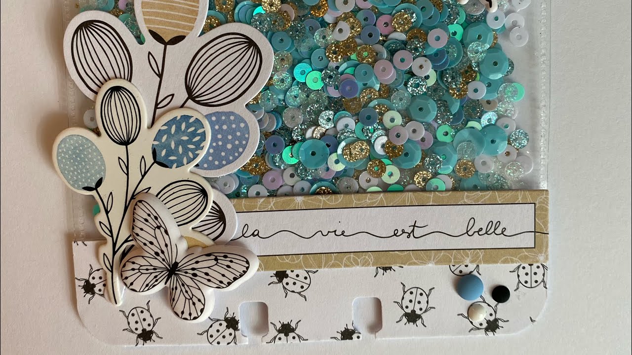 Scrap avec moi : memorydex shaker 🌼 | Scrapbooking |