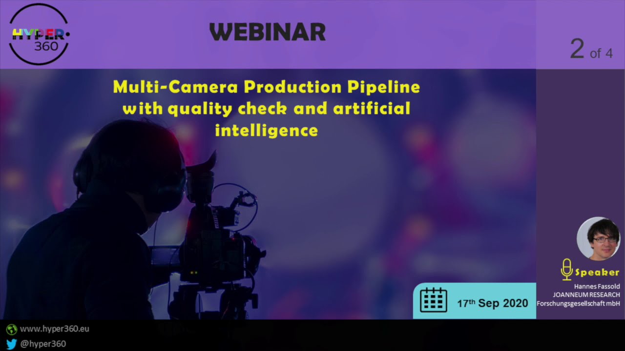Hyper360 webinar: Multi-camera production pipeline with quality check and AI