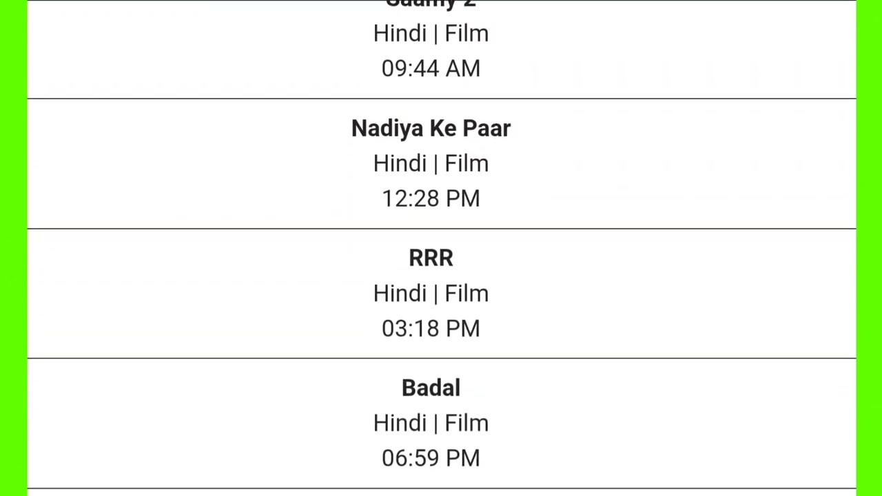 DD Free Dish Hindi Movie Schedule 13 January 2025 | DD Free Dish New Update 13 January 2025