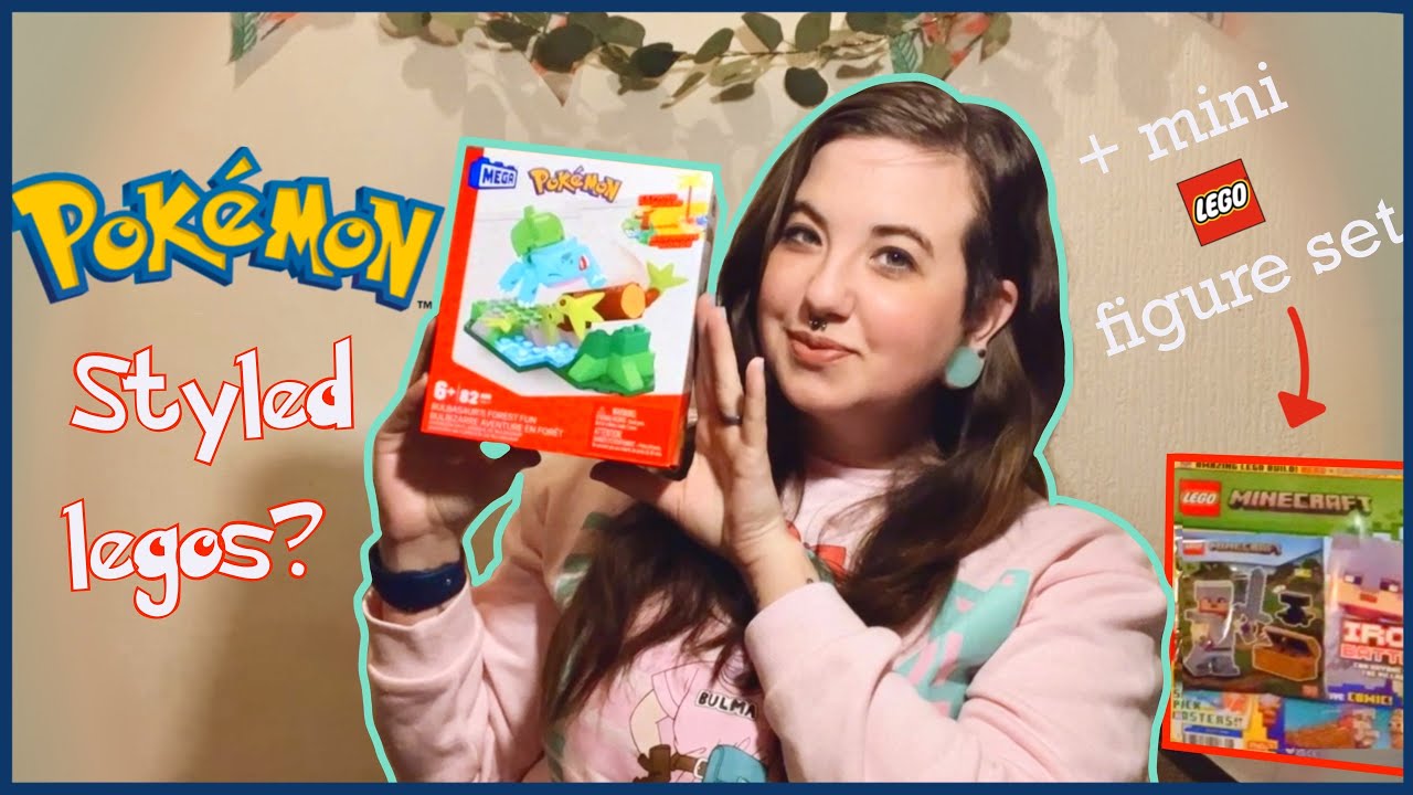 ASMR | building MEGA brand Pokemon lego set!