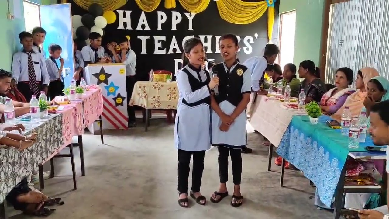 #Teachers' day celebration in our Sunlight Academy, Dhanbandha 🥳🤗
