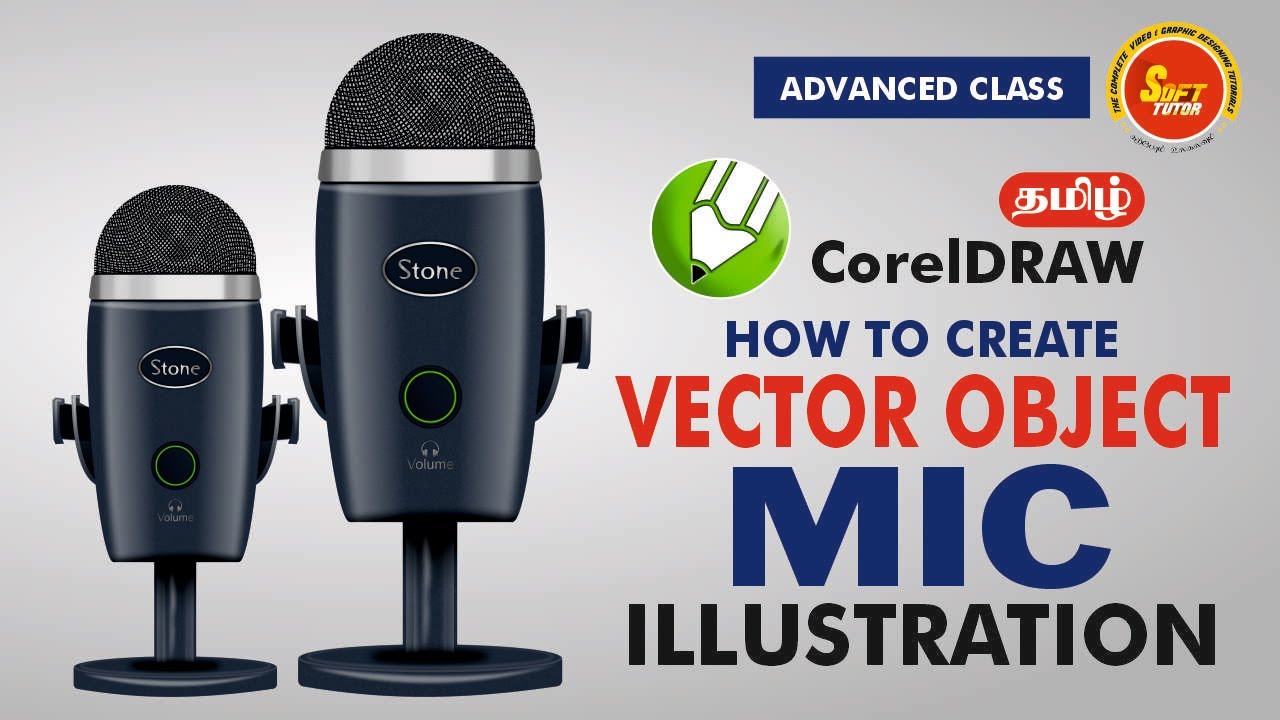 How to Create Vector Objects | Illustration | Corel Draw in Tamil Tutorial | Soft Tutor