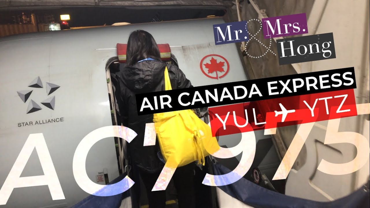 Montreal to DOWNTOWN TORONTO on Turboprop! (AC7975, YUL ✈ YTZ Flight Review) | Mr. and Mrs. Hong