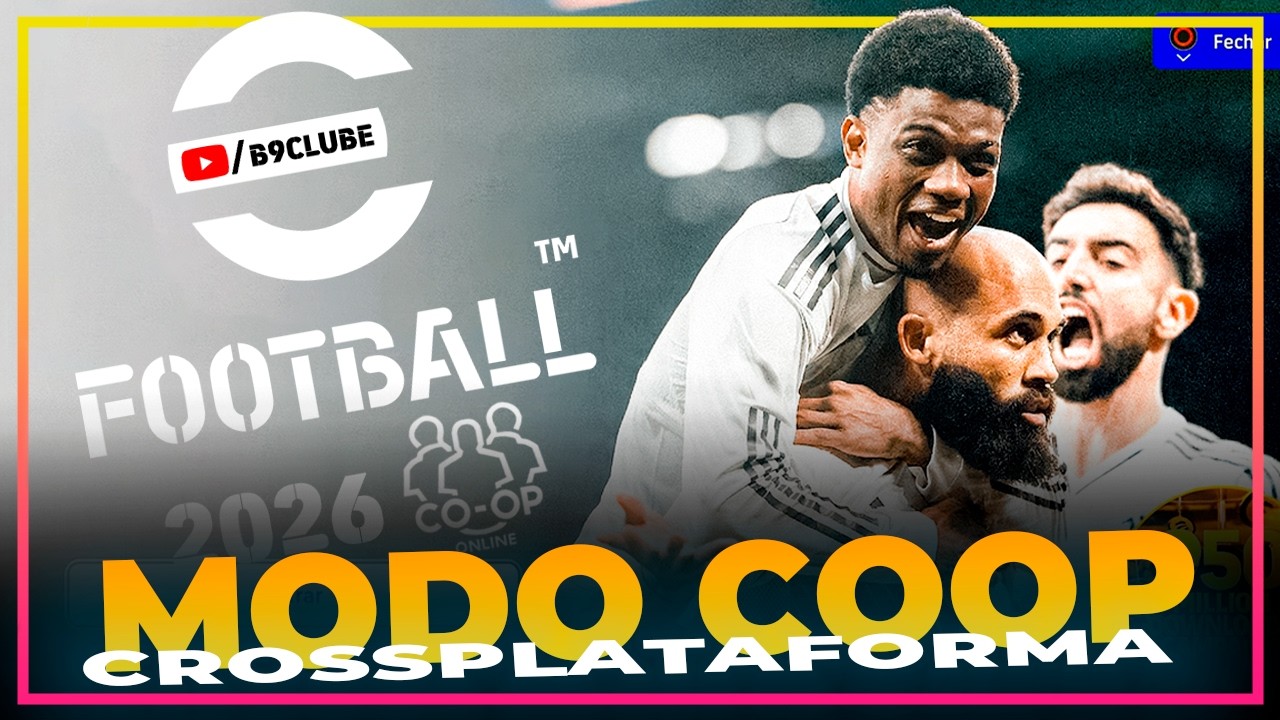 efootball Ao Vivo🔥 AQI VC JOGA JUNTO🎮 MODO COOP PANELA 🏆 RODADA 3️⃣ PS4 PS5 XBOX PC