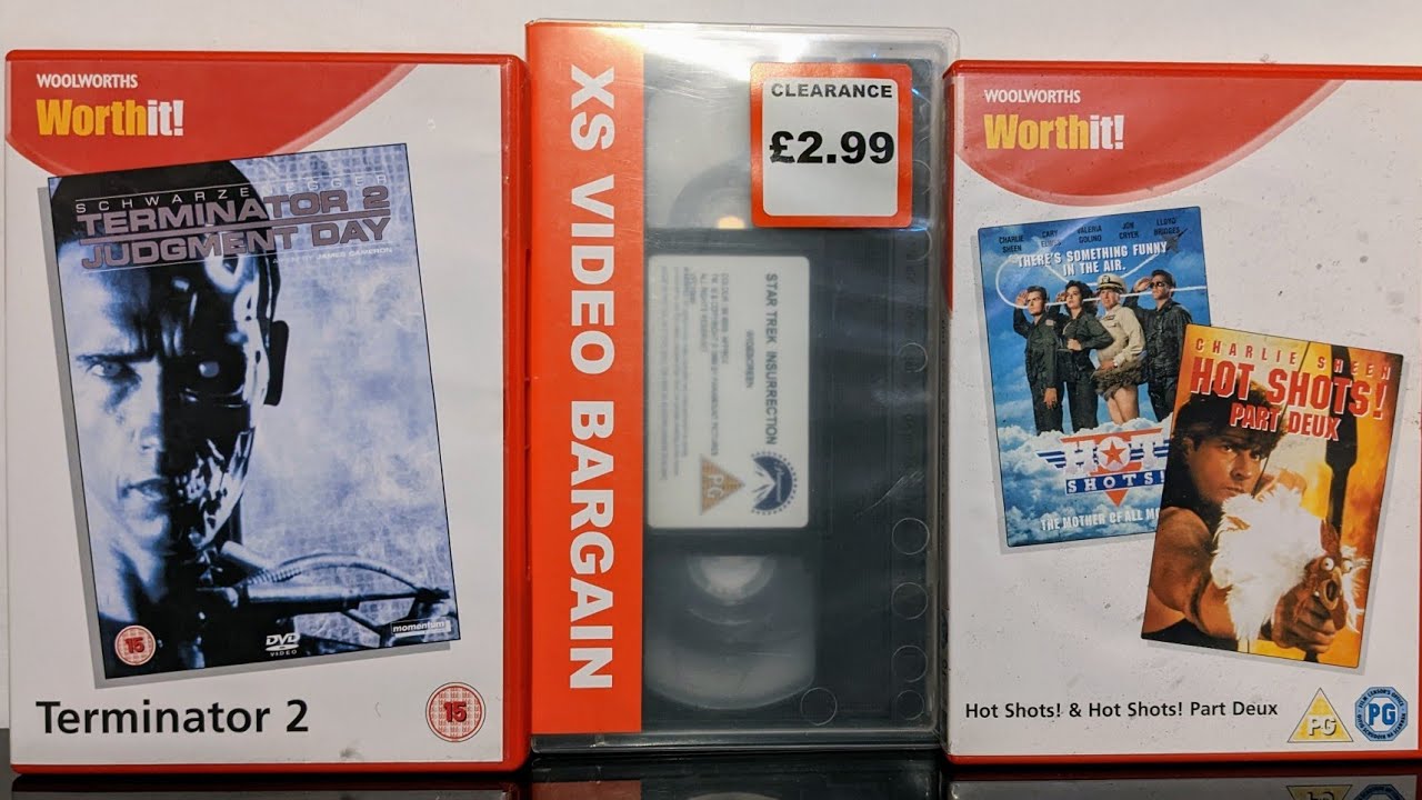 Missing VHS Cover and Woolworths Budget DVD'S 📺📼🎬🎥📀