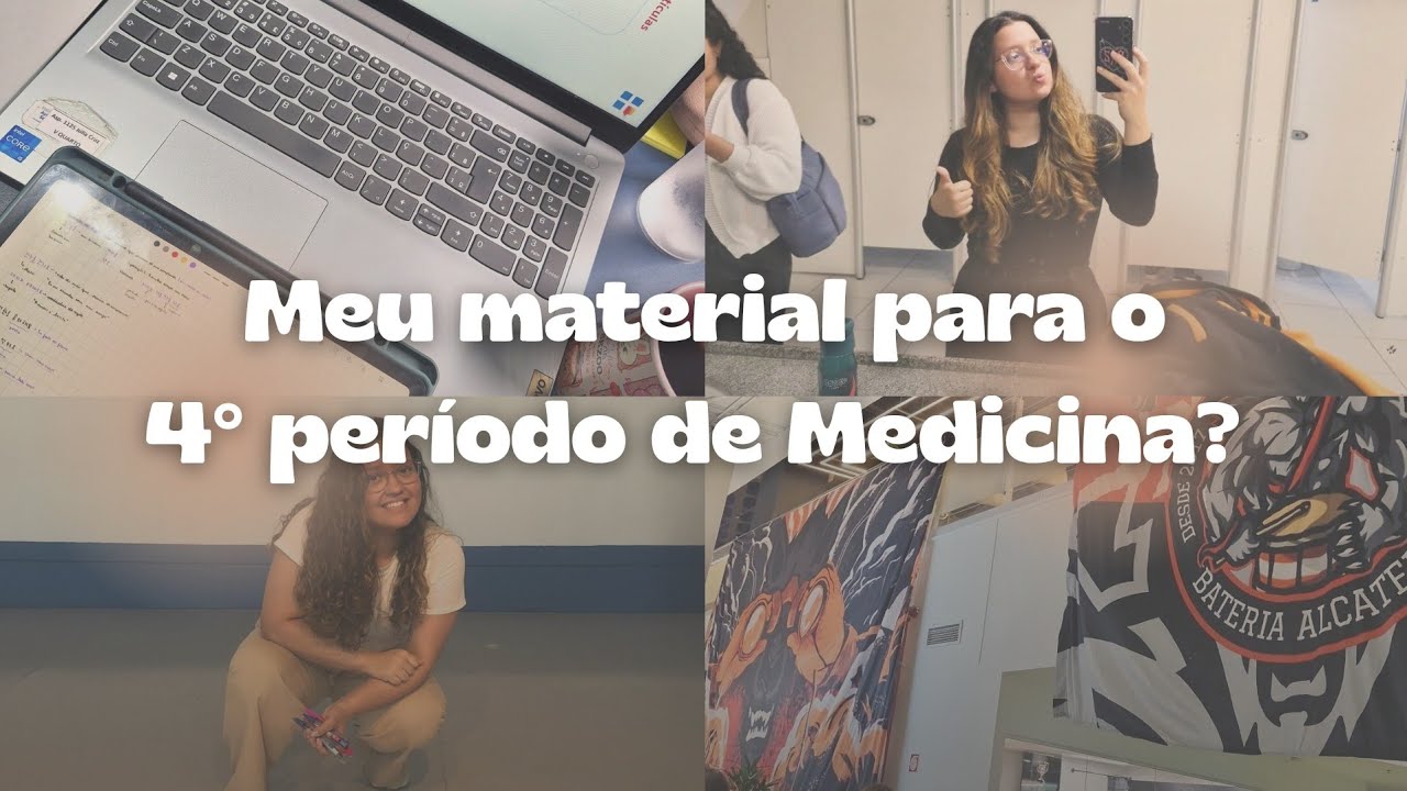 Meu material para o 4° período de Medicina || Fim do ciclo básico 