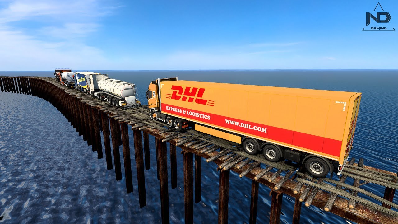 ETS2 Online - Hội Xe Đầu K&eacute;o Đi Đường Dốc Si&ecirc;u Kh&oacute;