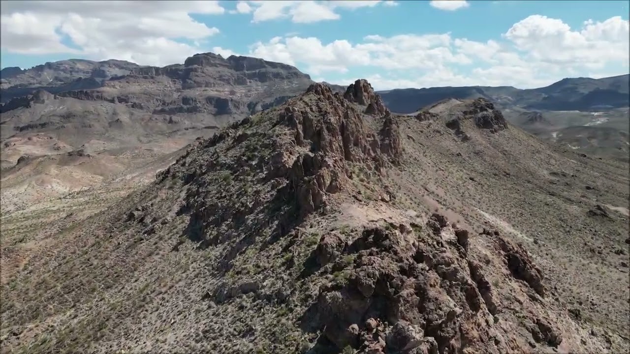 The Black Mountains of Arizona, drone video