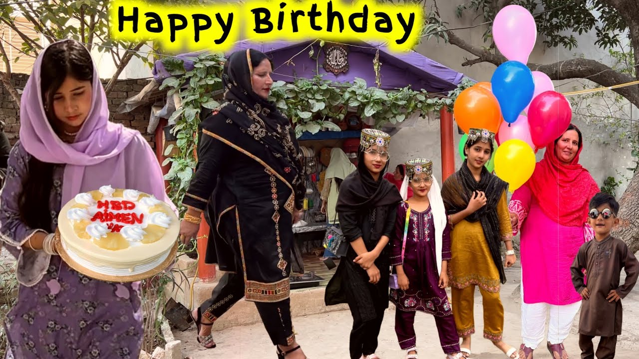 Happy Birthday To You | Birthday Celebration in Village | Sham Family Daughter | Village Sham