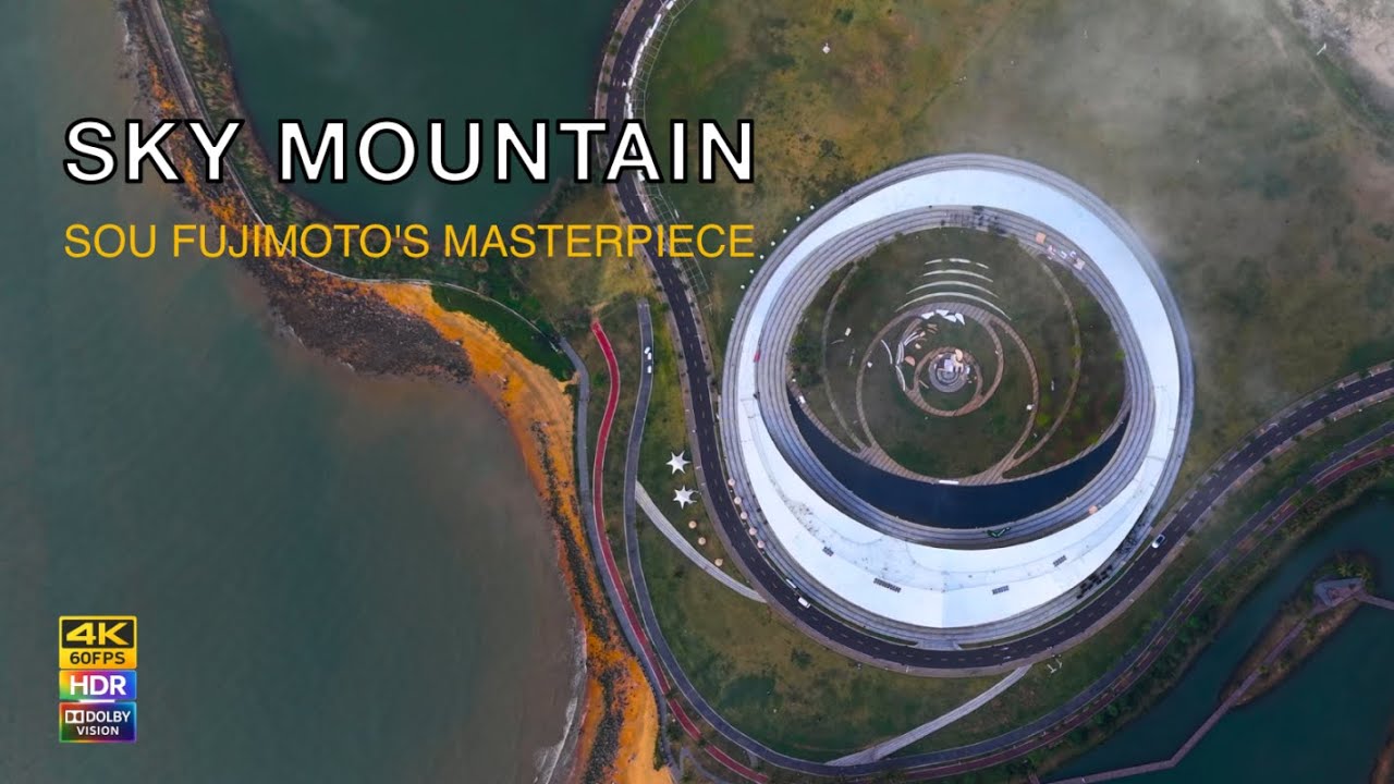 POV Walking in China: Sky Mountain Architecture in Haikou (Designed by Sou Fujimoto) [4K 60FPS HDR]
