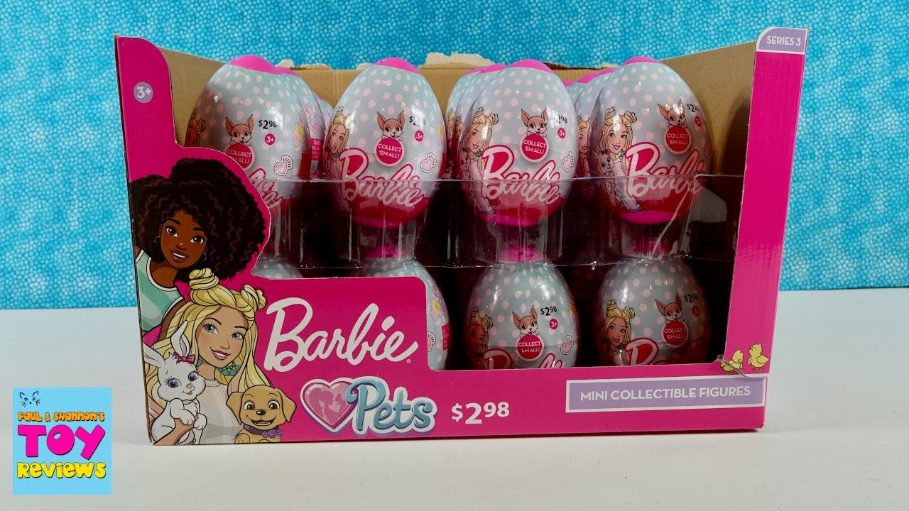 Barbie Loves Pets Series 3 Blind Bag Figure Opening Review | PSToyReviews