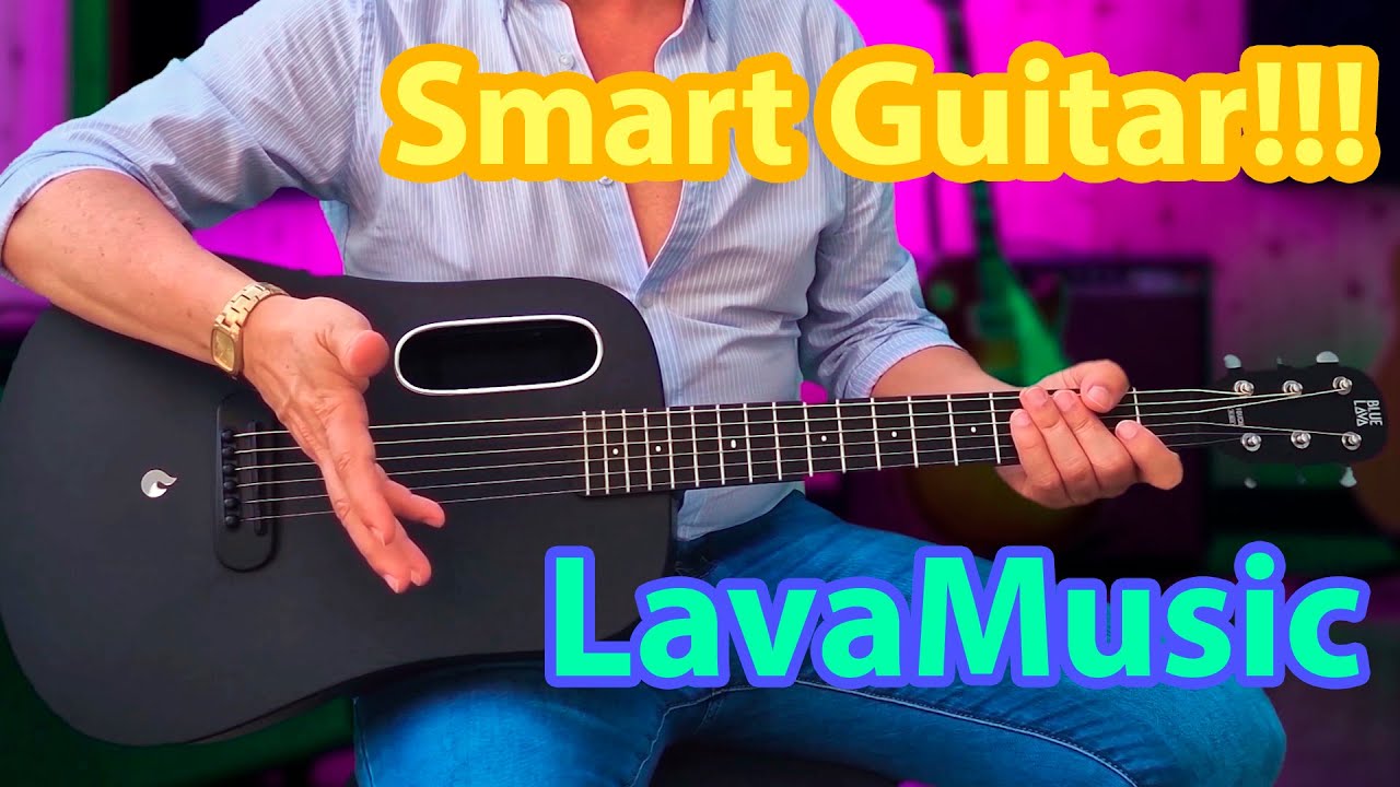 Самая дешёвая и НЕВЕРОЯТНАЯ умная гитара – Blue Lava Touch (Lava Me Play) от LavaMusic