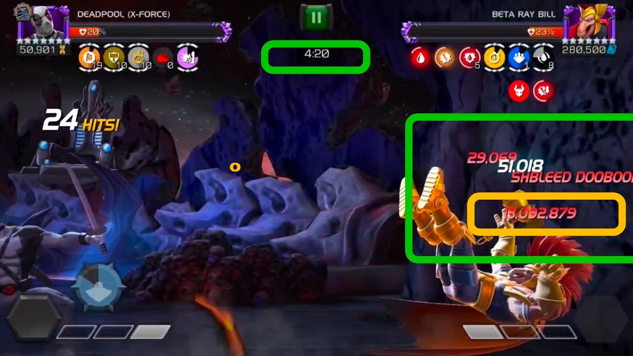 MCOC Nightmare RAIDS DPX Runs DAY 2