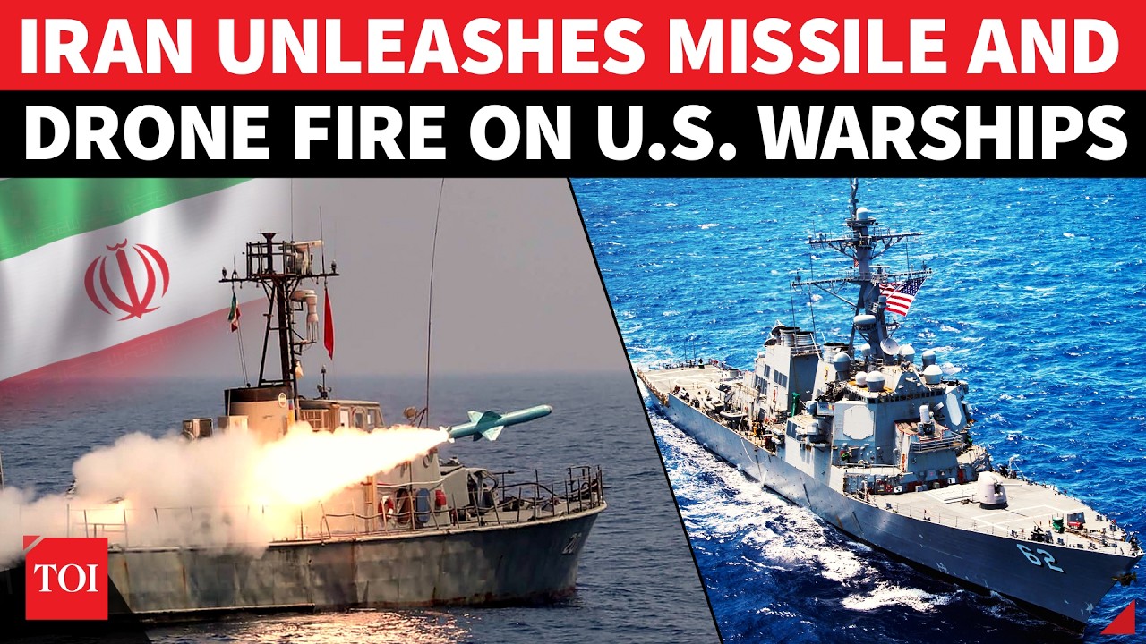Two U.S. Navy Destroyers Heavily Attacked By Iranian Missiles, Drones In Massive Hormuz Onslaught