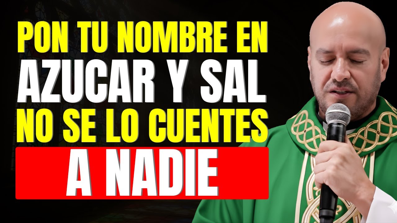 Pon tu nombre en azúcar y sal: el milagro sucede, según el Padre Freddy Bustamante