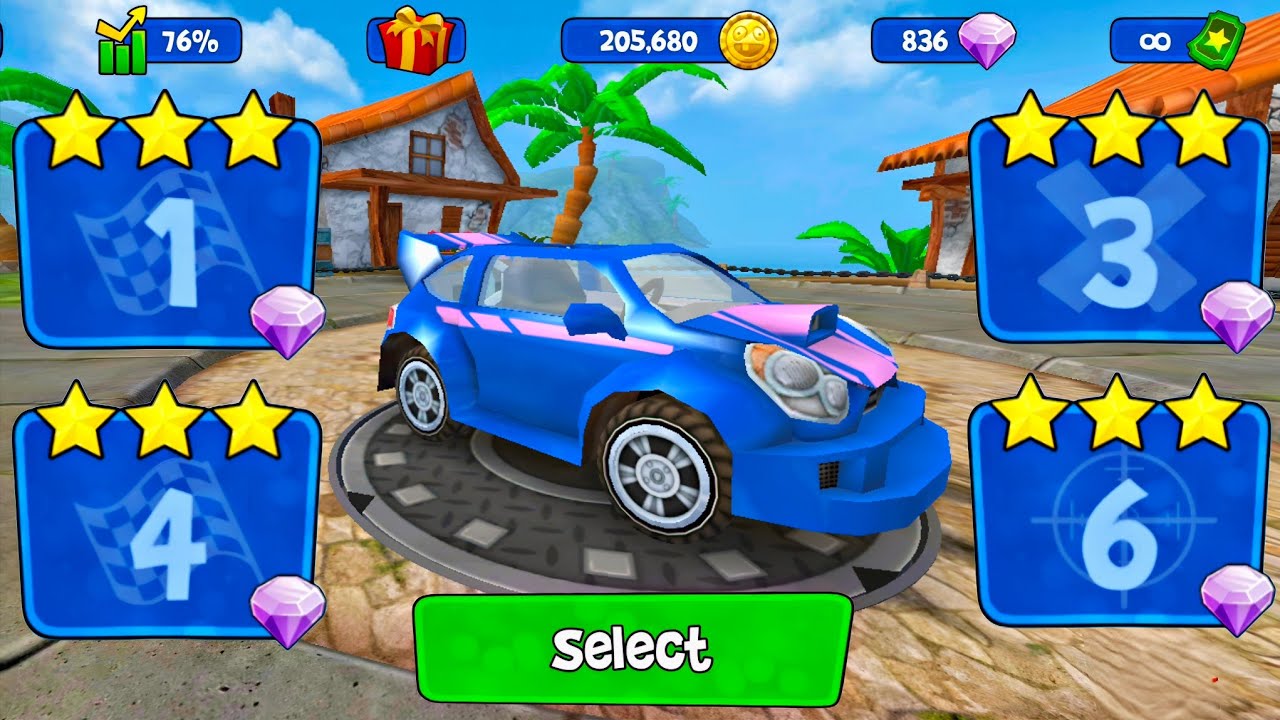 Coconut Cup ALL-STAR Completed! Max 1000 HP Rally Pro DOMINATES! — Beach Buggy Racing 