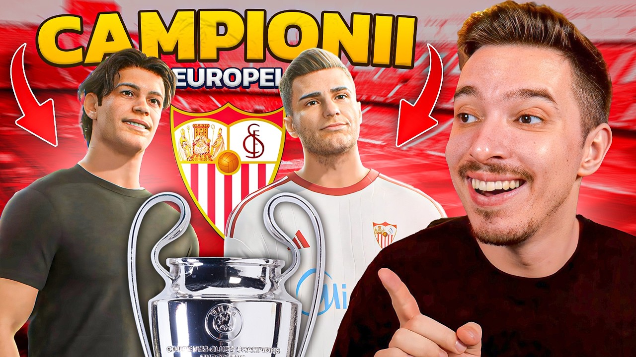 PREIAU SEVILLA PANA DEVINE CASTIGATOAREA UEFA CHAMPIONS LEAGUE SI FACEM ISTORIE !!! EA FC 26 ROMANIA