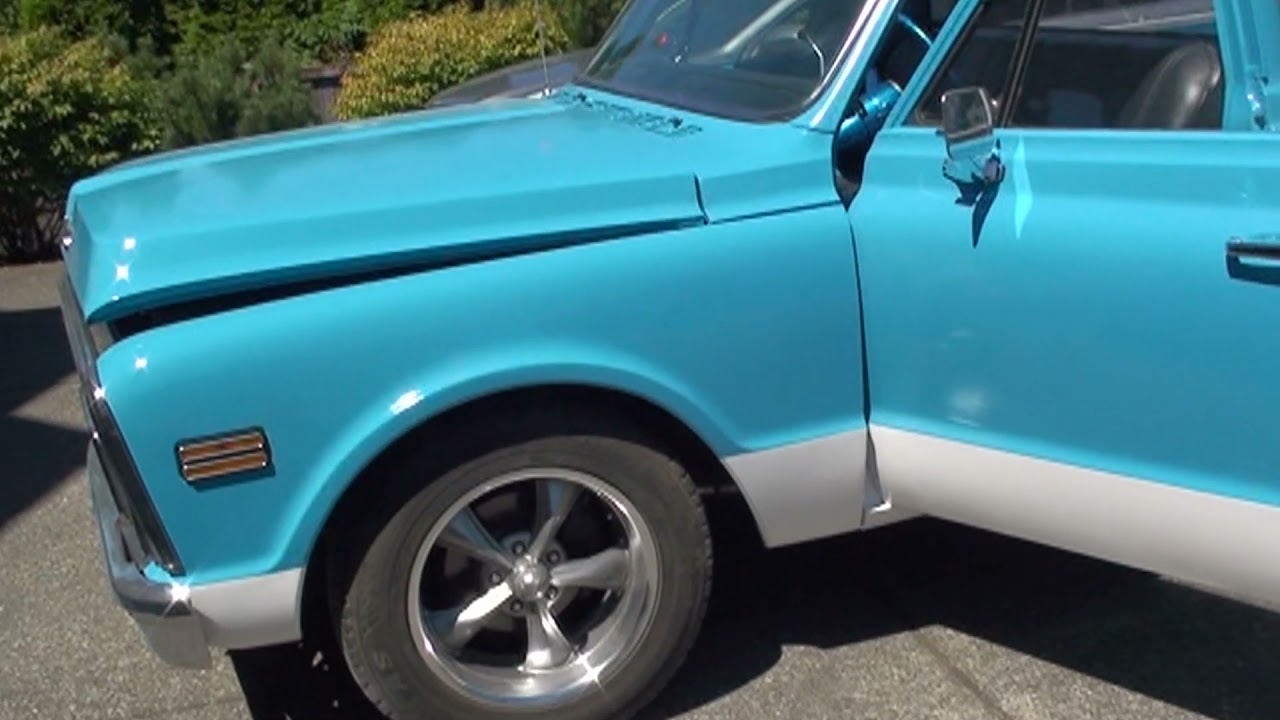 Painting a 67-72 C10 using Summit Racing paint and a pancake compressor