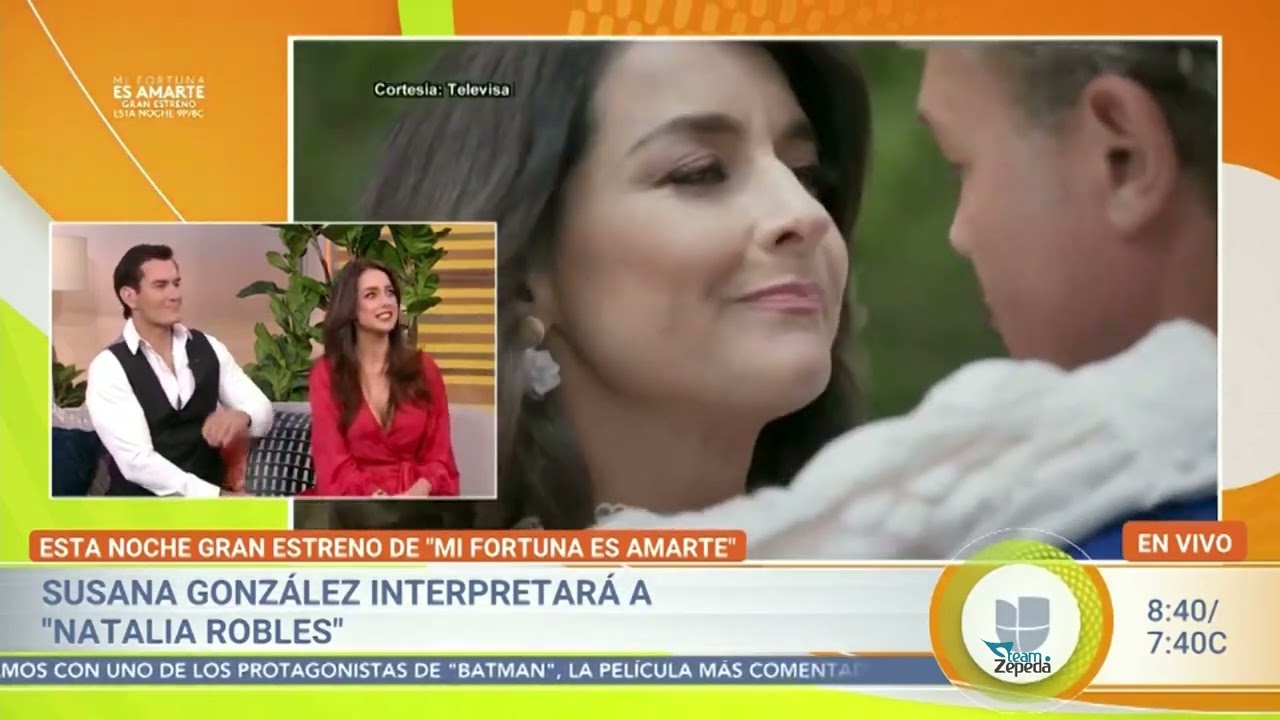 David Zepeda y Susana González en #DespiertaAmérica hablan sobre Mi Fortuna Es Amarte