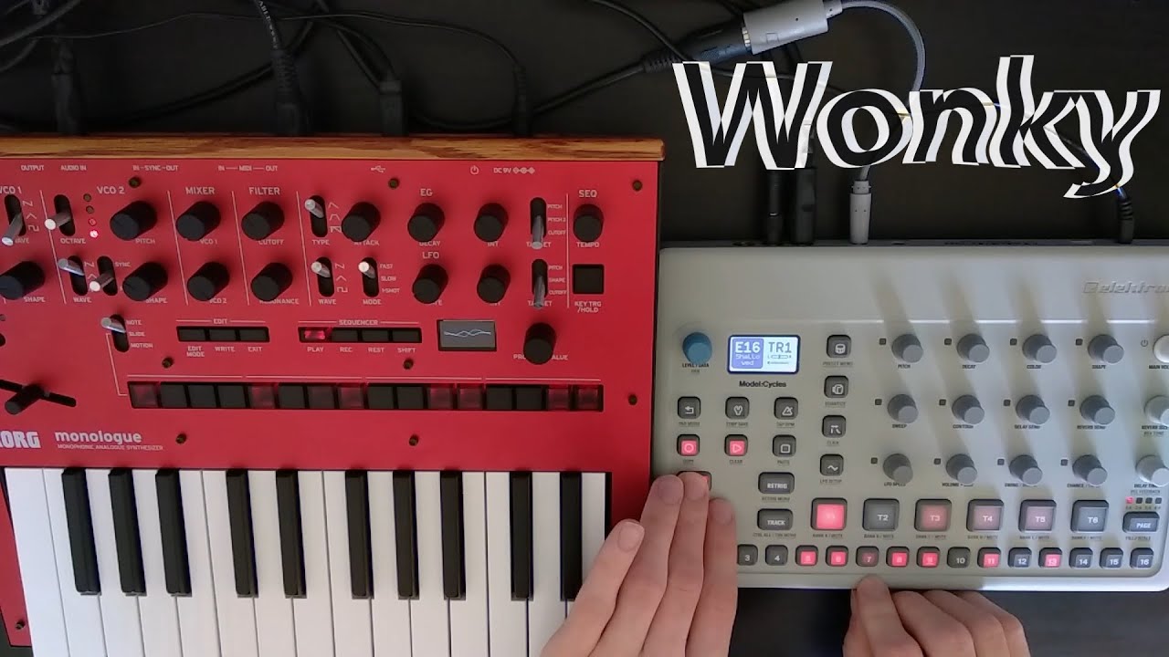 Shallowed Wonky Techno Jam on the Korg Monologue & Elektron Model:Cycles