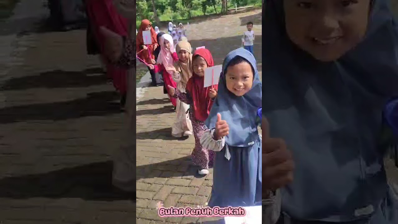 Adik Nala ikut Pawai menyambut Ramadhan TK Yaa Bunayya Situbondo