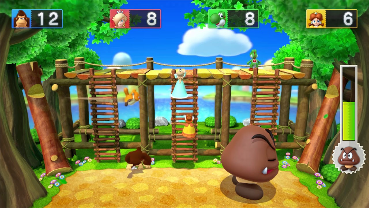 Mario Party 10 Boss # 1: Mega Goomba